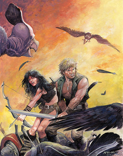 Artwork untuk alternatif sampul komik Lemuria. 